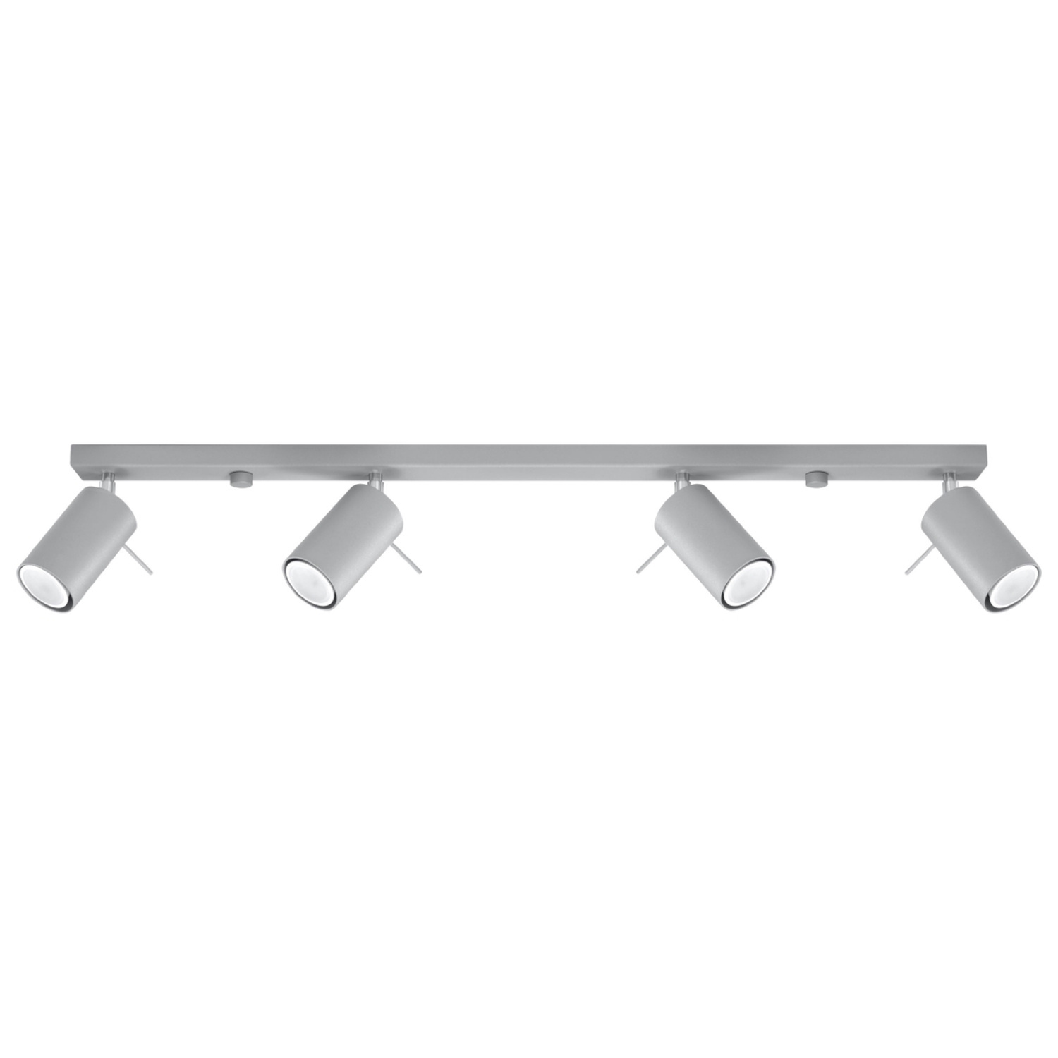 Sollux Lighting Ceiling Lamp Ring 4 Black - Gray / 80Cm
