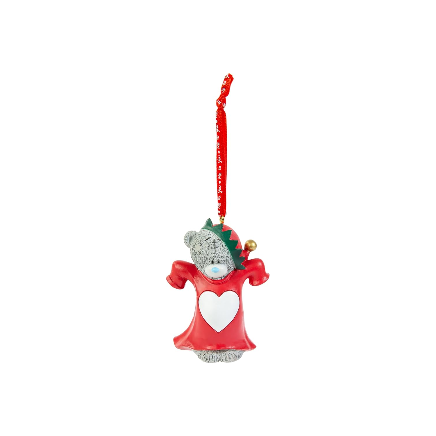 Me to You Tree Decoration With Satin Ribbon, Tatty Teddy With Christmas Jumper - Official Collection - Image 3