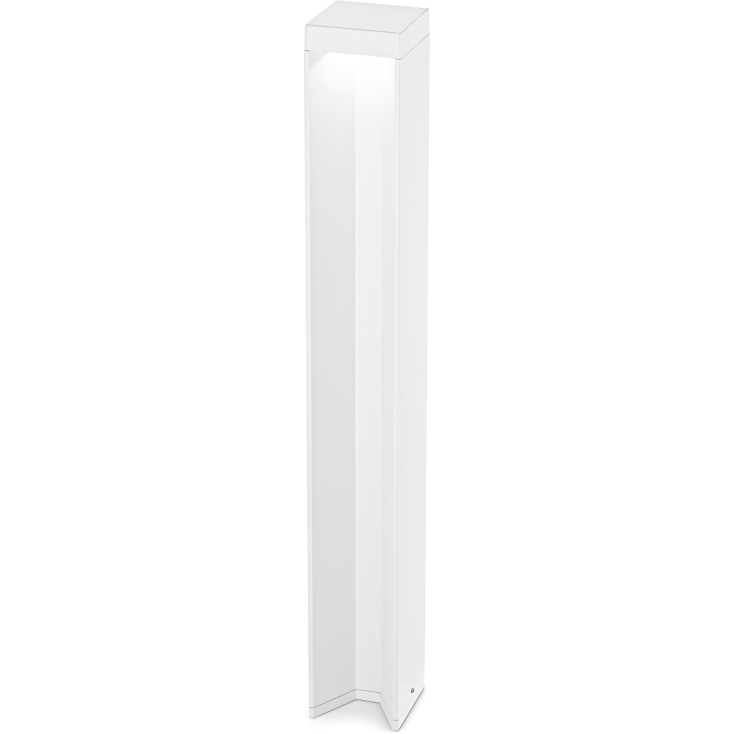 Ideal Lux Lighting Kurt Bollard Light White - White