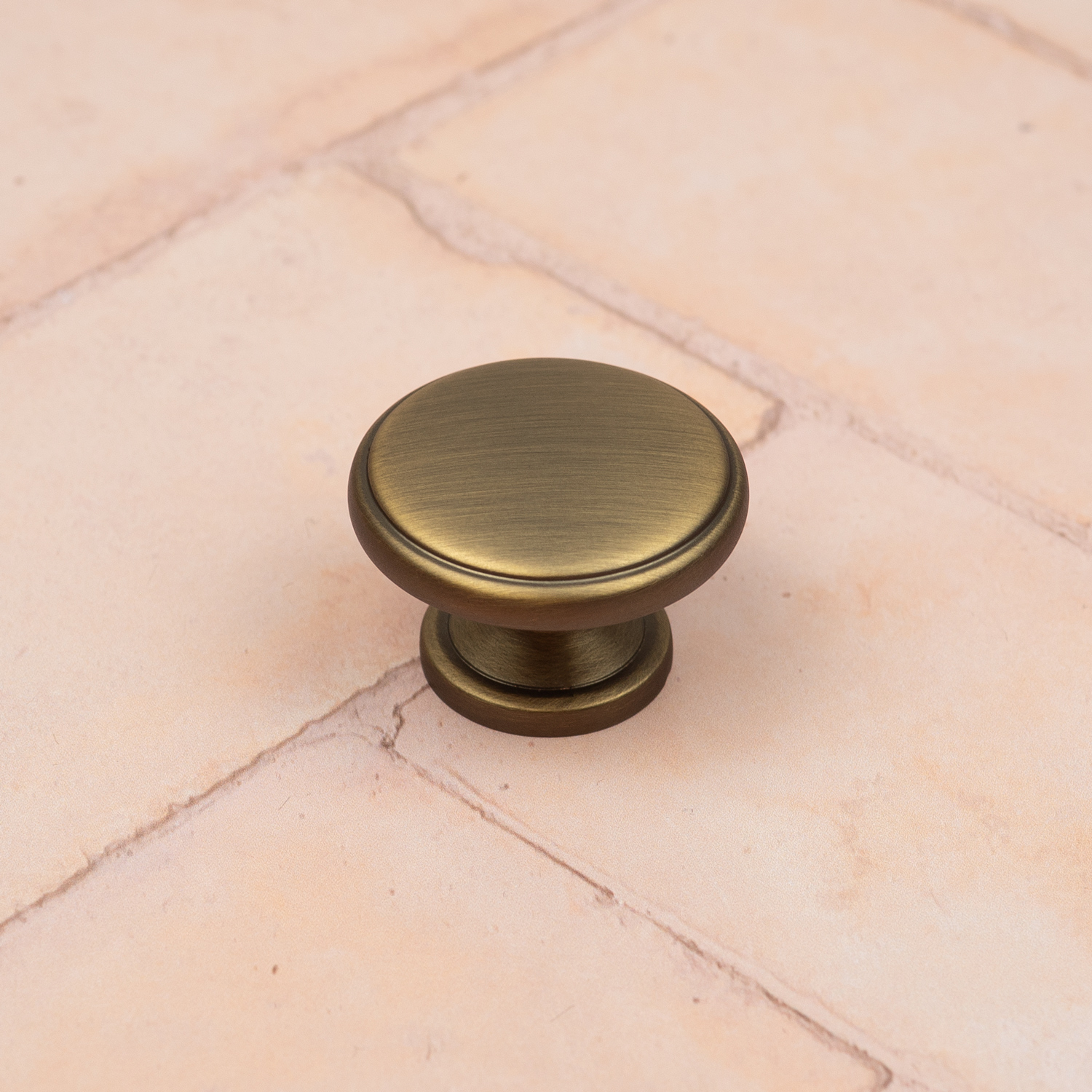 Dark Antique Brass Cabinet Knobs & Coordinating Cup Handle - Image 3
