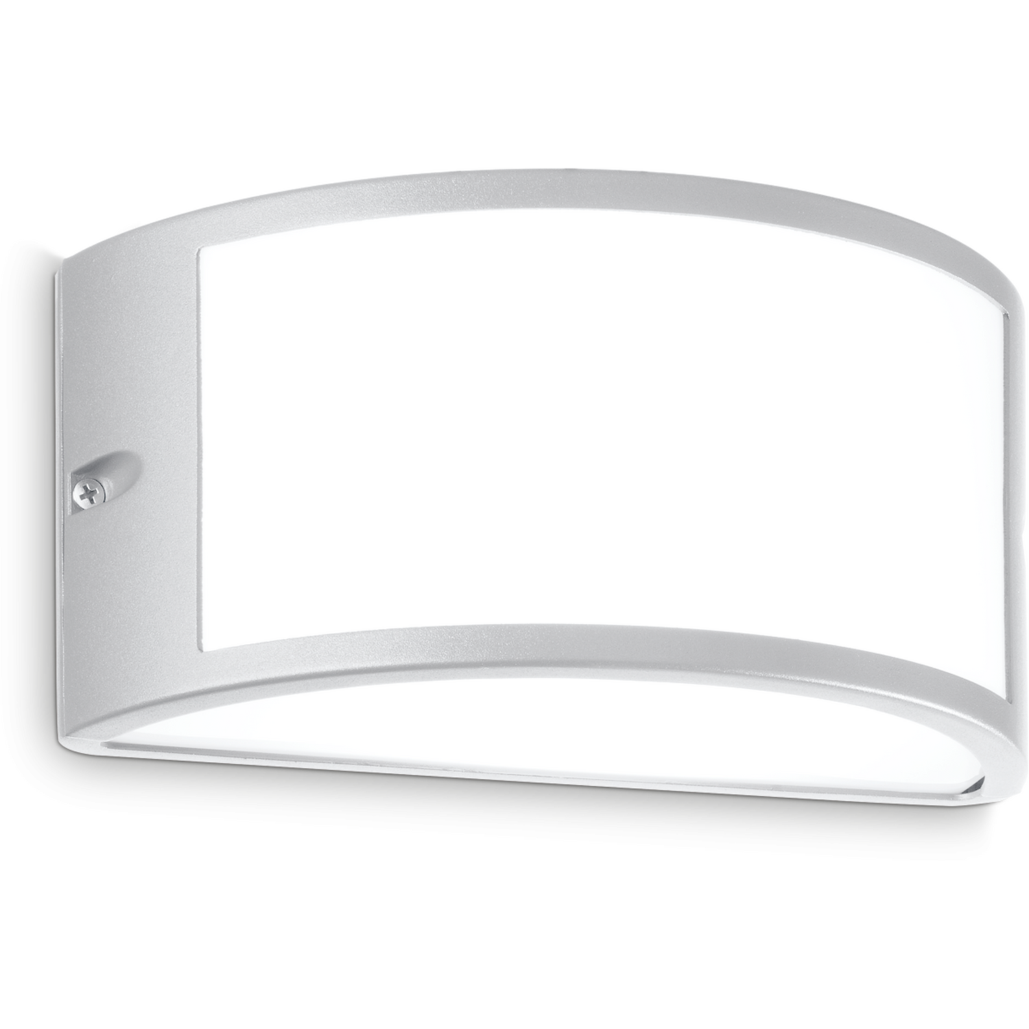 B&Q - Luminosa Rex-1 Outdoor Flush Wall Lamp Grey Ip44 - Image 2