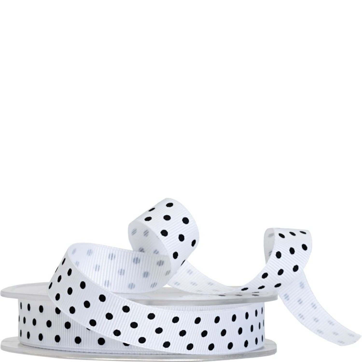  - Classic Polka Dot Ribbon 4 PackWhite - Image 3