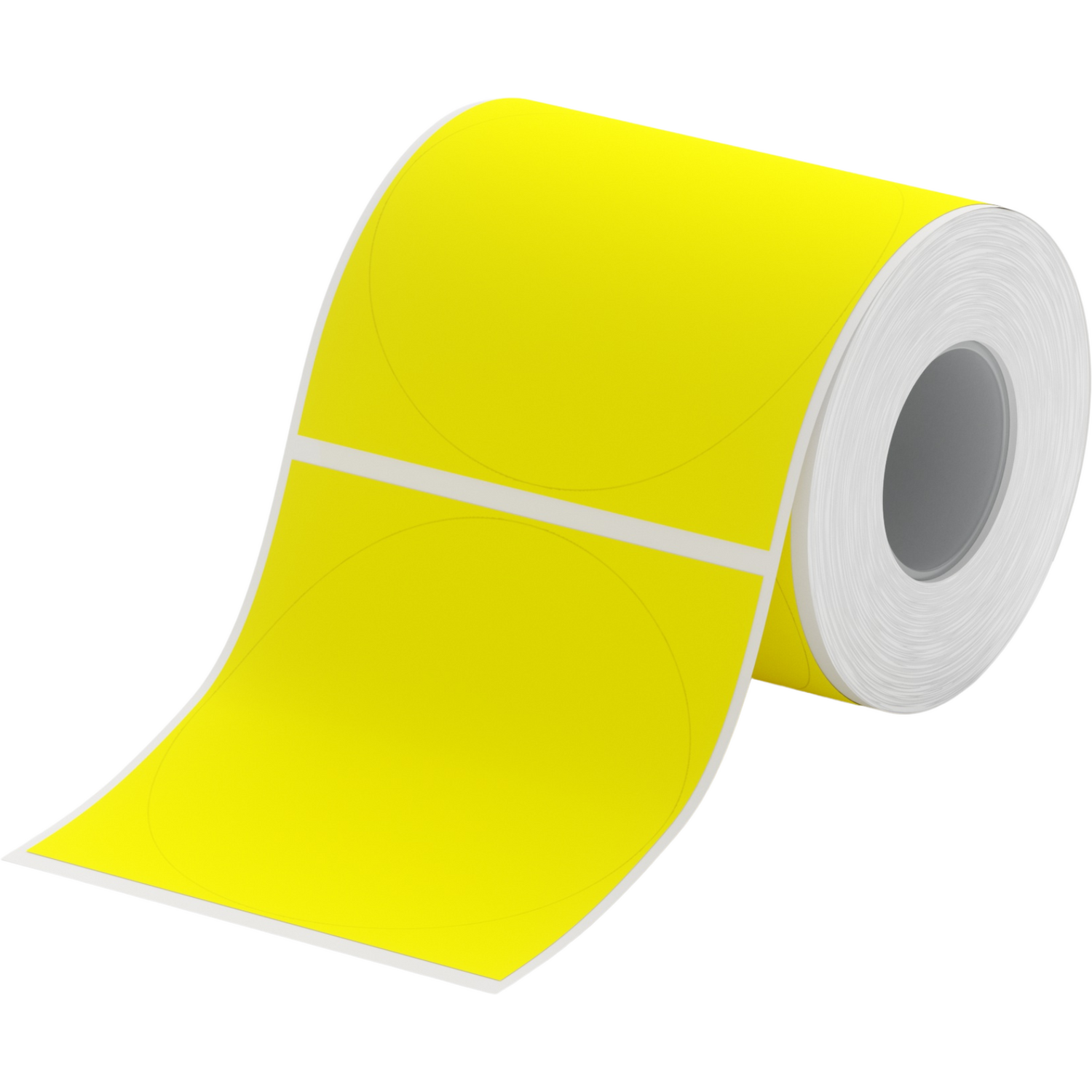 Niimbot Unisex Yellow B Range 50X50mm Round Removable 145 Labels - Image 2