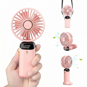 Dragodirect Handheld Mini Fan USB Rechargeable 5-Speed Type-C
