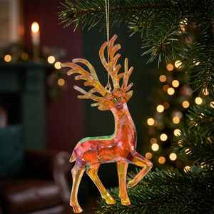 Dark Amber Iridescent Deer