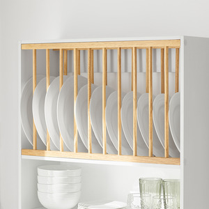 White SoBuy Wall Mounted Kitchen Plate Cup Rack shot 21561449
