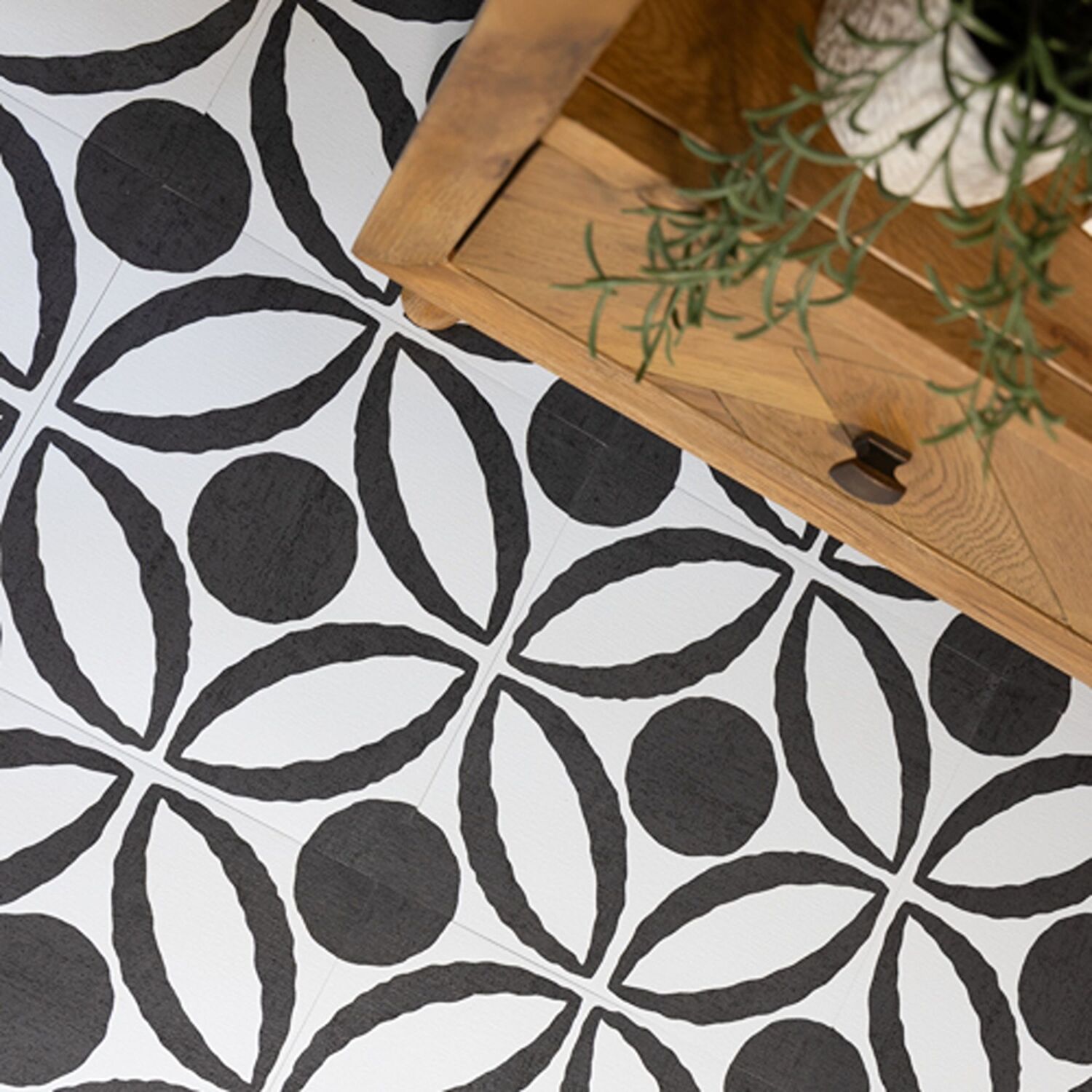 Floor Pops Tory 30.48Cm X 30.48Cm Self-Adhesive Vinyl Floor Tiles - Image 2