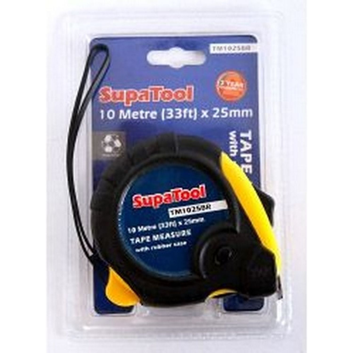 Supatool Rubberised Tape Measure