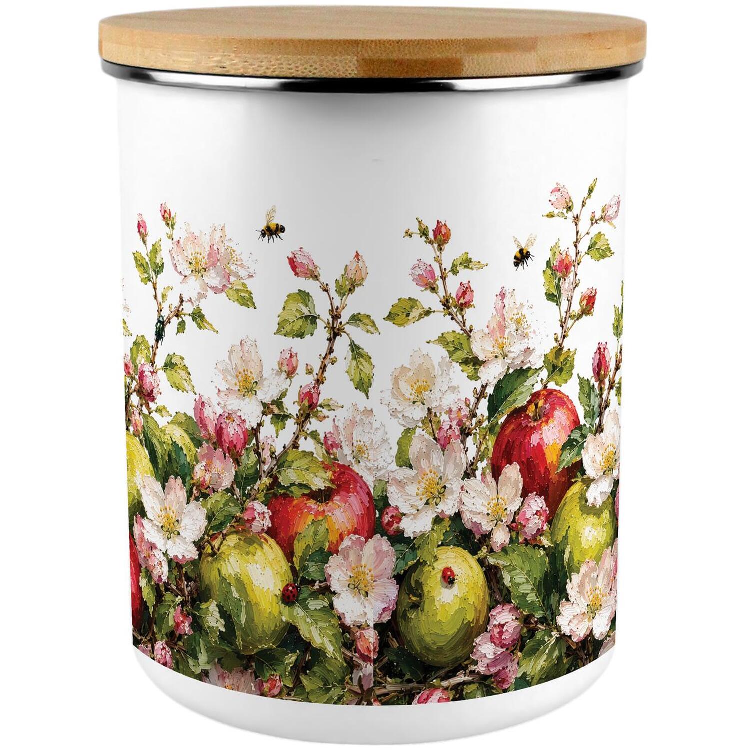 B&Q - Apple Blossoms Extra Large Home & Kitchen Storage Canister - Image 2