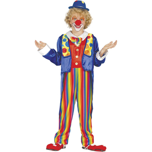 Fiestas Guirca Bright Clown Costume for Children