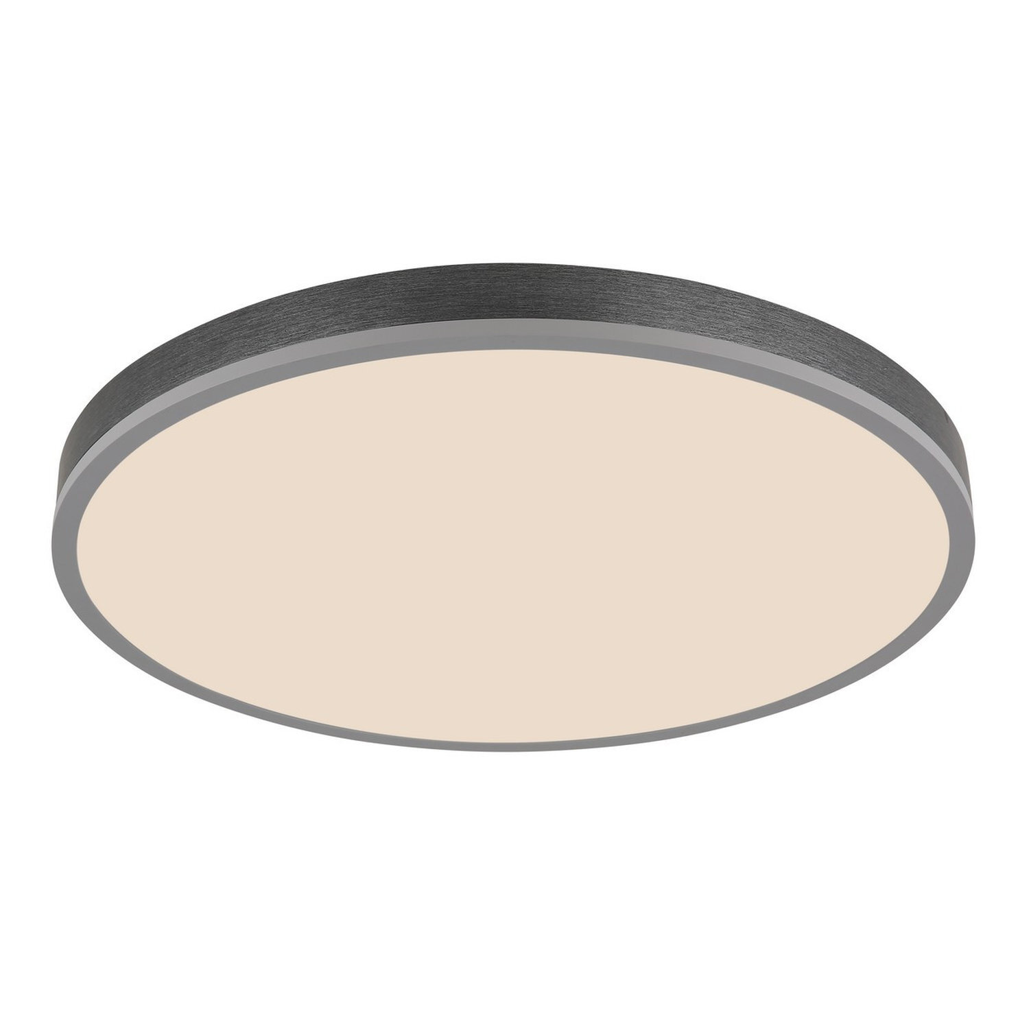 B&Q -  Luminosa Doro 60Cm Flush Ceiling Light Silver Colored Led Dimmable 2700-6500K Remote Control Timer - Image 3