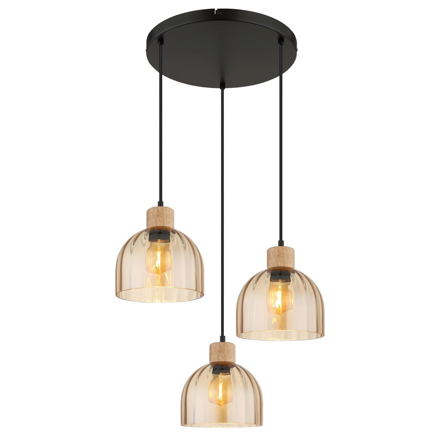 Globo Lighting Swanson Pendant Light Black