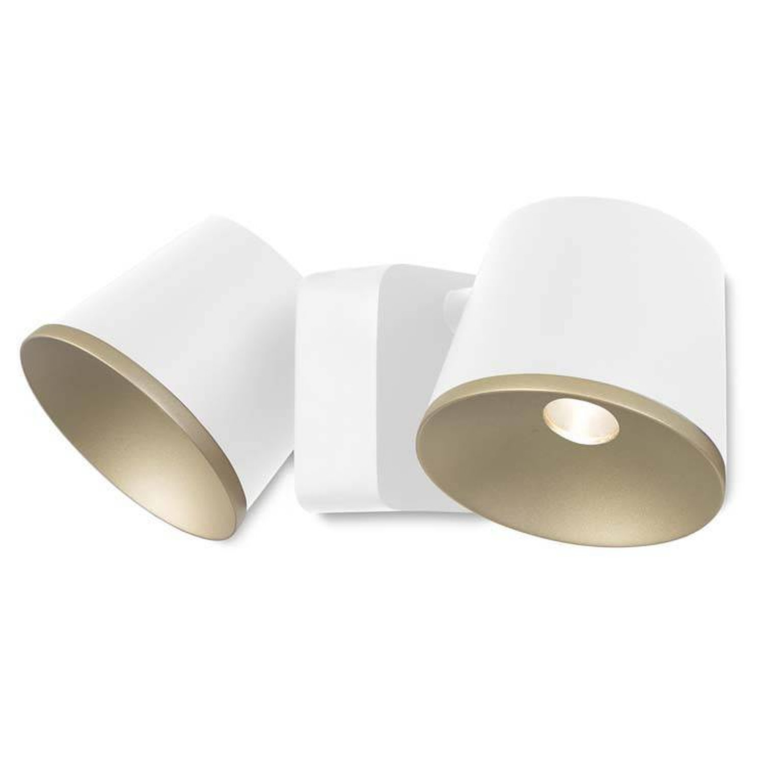 Netlighting Unisex White Drone Led Light Indoor Dome Wall Ceiling Light Gold Size 2 - Image 3