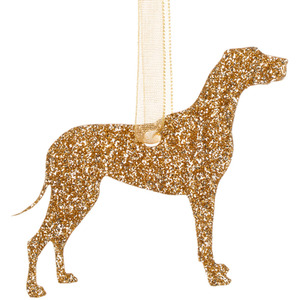 Glitter Great Dane Christmas Decoration