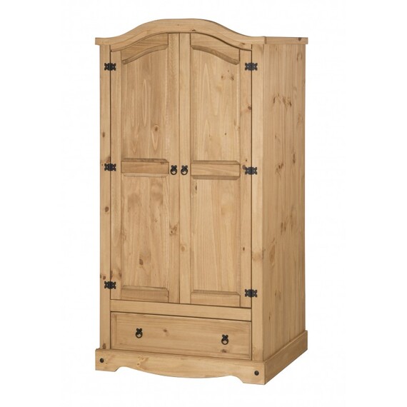 Corona 2 Door 1 Drawer Arch Top Wardrobe