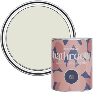 Rust-Oleum Bathroom Wood  Cabinet Paint in Gloss Finish - Portland Stone 750ml
