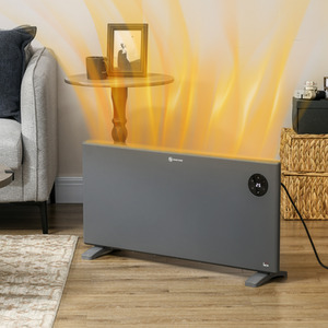HOMCOM 2000W Electric Convector Heater with LED Display Timer