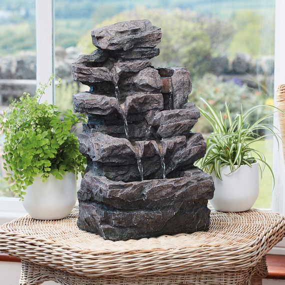 Rockfall Indoor and Outdoor Water Feature