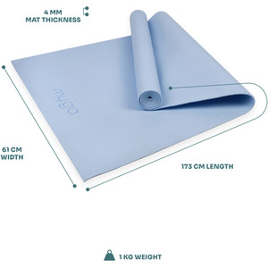 Sky Blue Myga Entry Level Yoga Mat shot 5195663