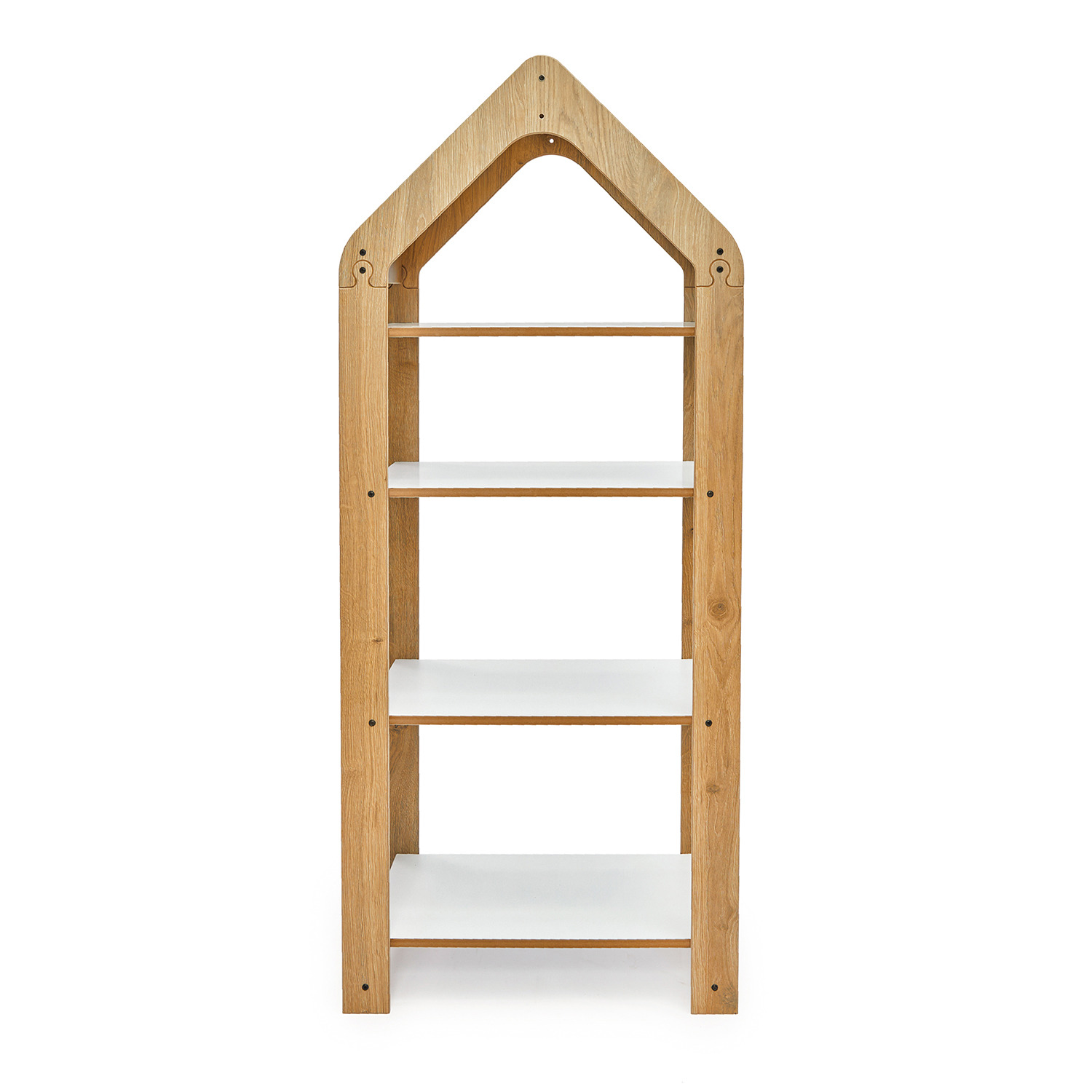 Kids Multipurpose Storage Bookcase - 4 Shelves For Toys And Books - Yellowe