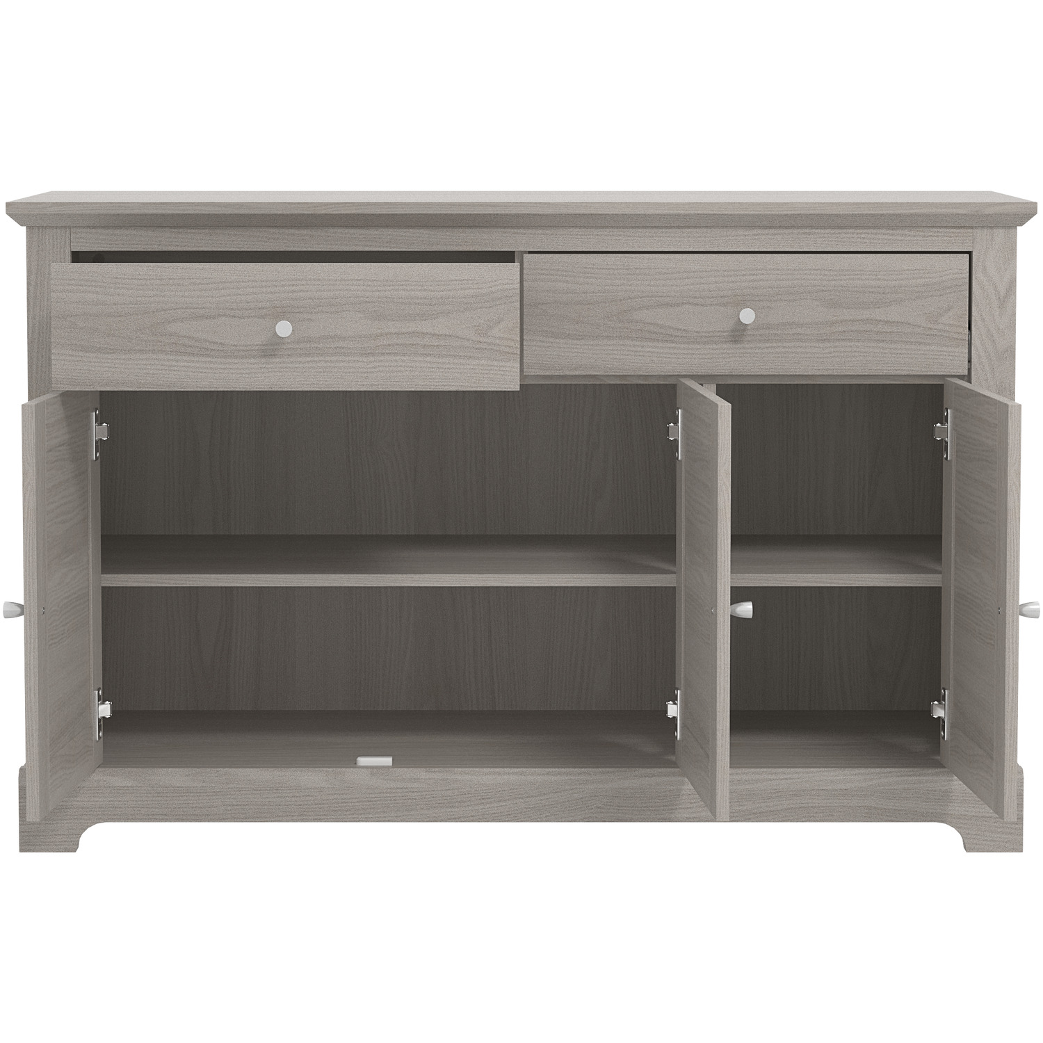 Salcombe Large Sideboard - Warm Grey Oak