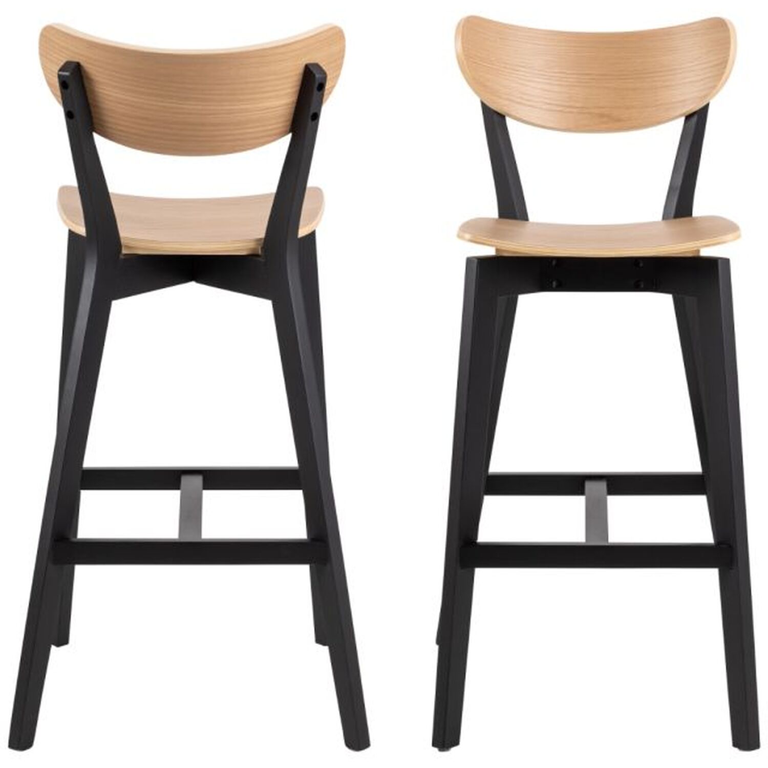 Roxby Bar Stool Set Of 2 - Brown