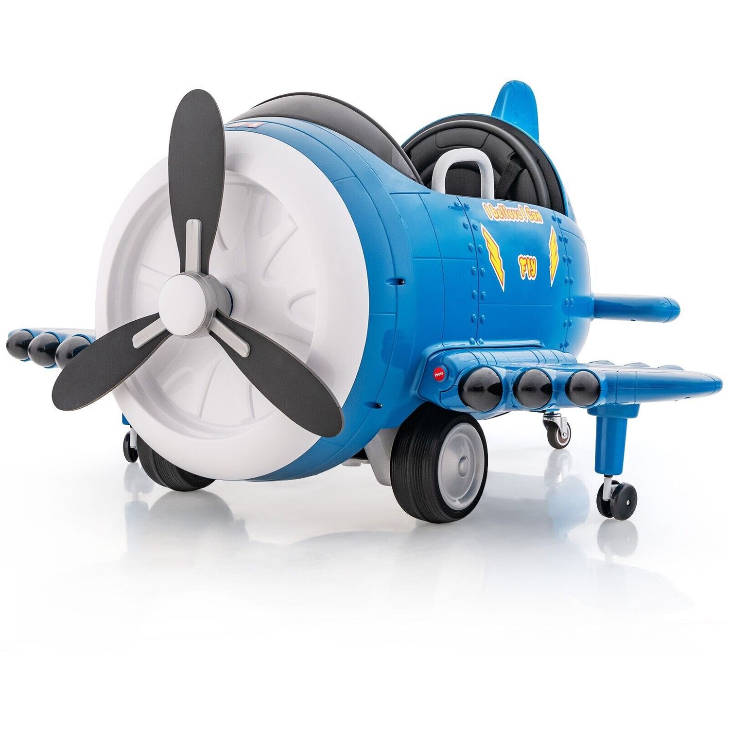 Kids Ride On Plane Car Toy Electric Airplane