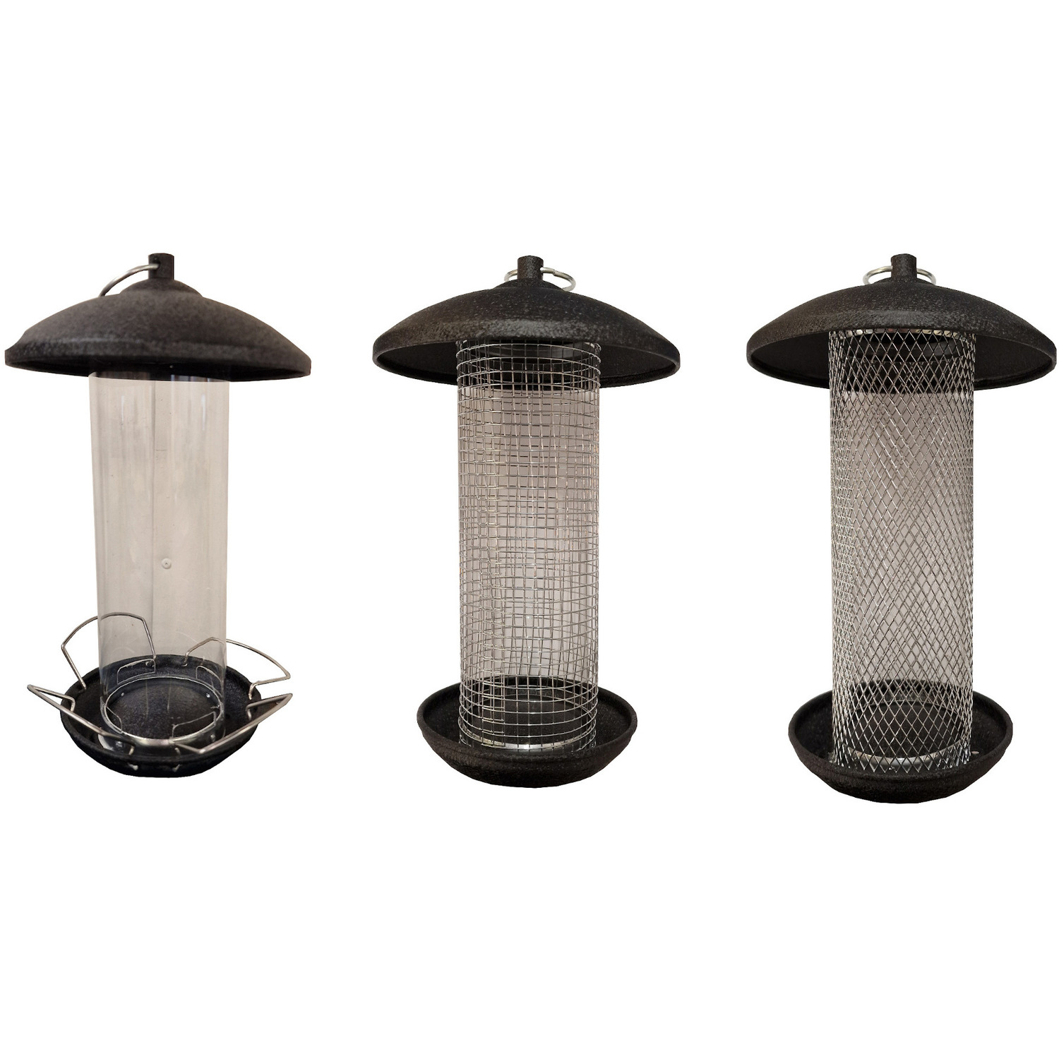 Image of Set of 3 Large Hanging Steel&hellip;