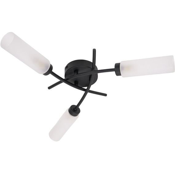 Maya Curved 3 Way Flush Ceiling Light