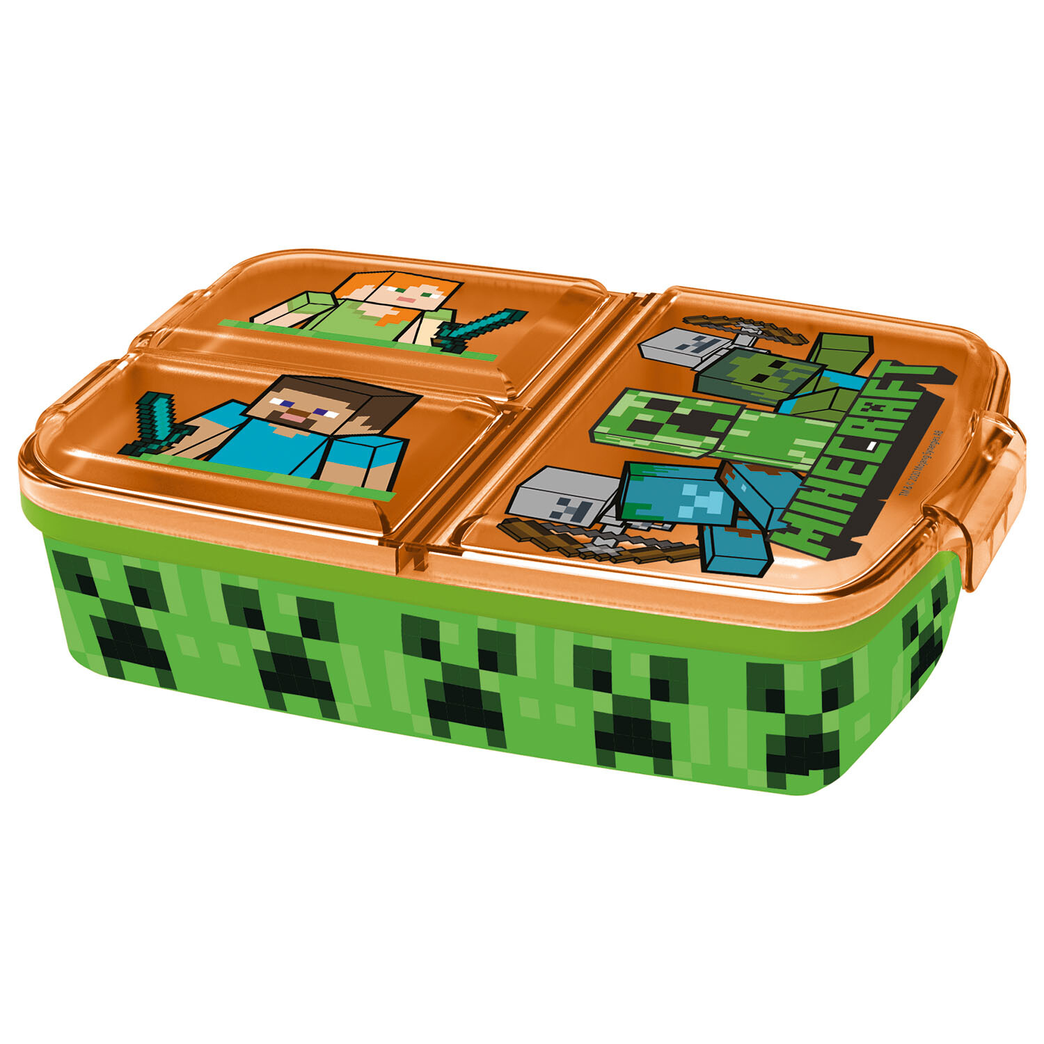 Minecraft Multi Compartment Sandwich Box
