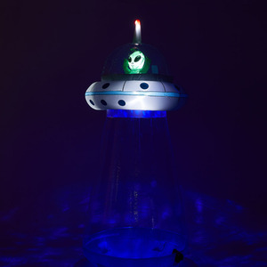 Halloween Inflatable Polyester Giant UFO with LED