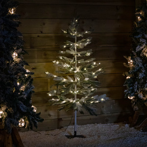 4ft Light up Pine Needle Christmas Tree with 150 LEDs