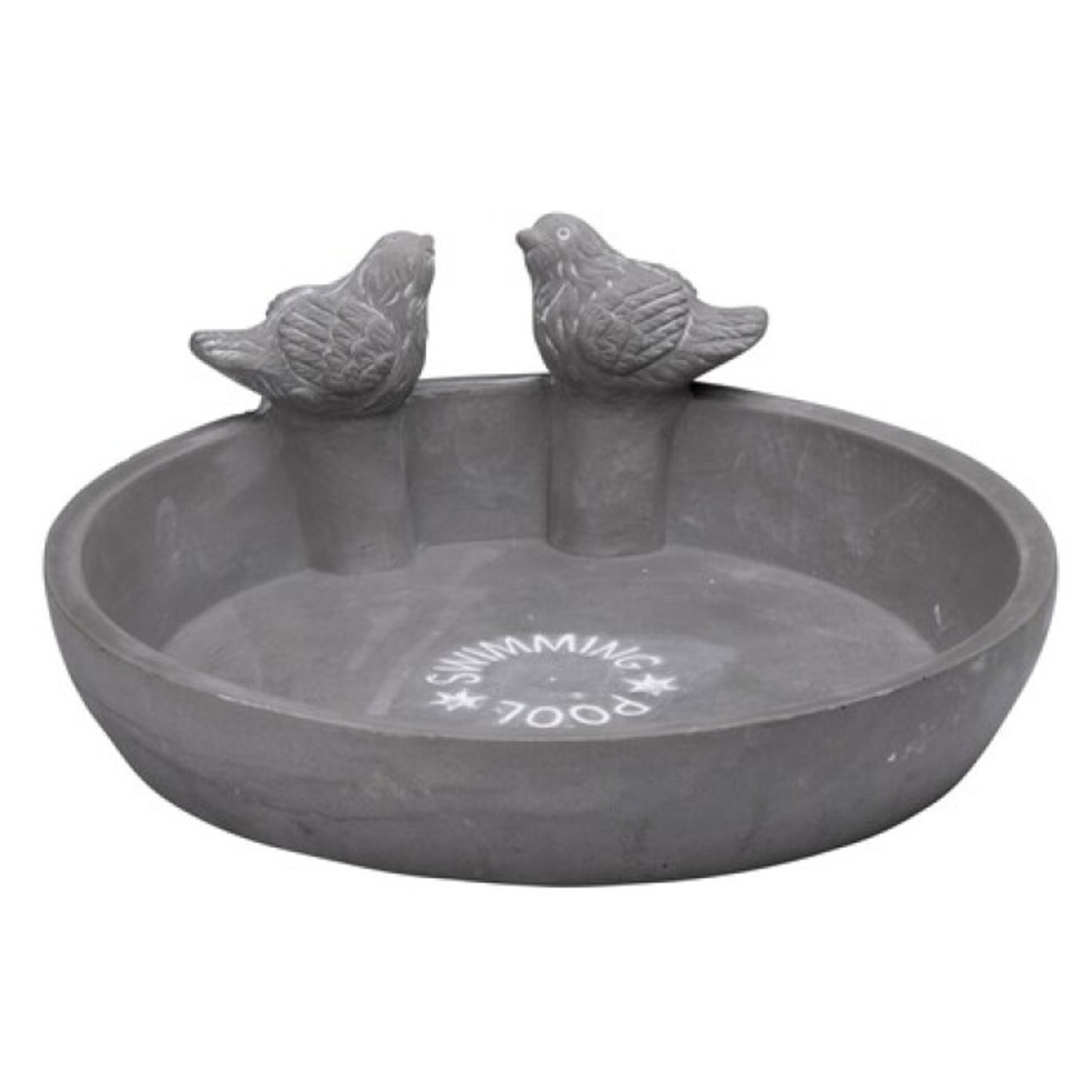 Image of Cement Round Bird Bath for Garden&hellip;