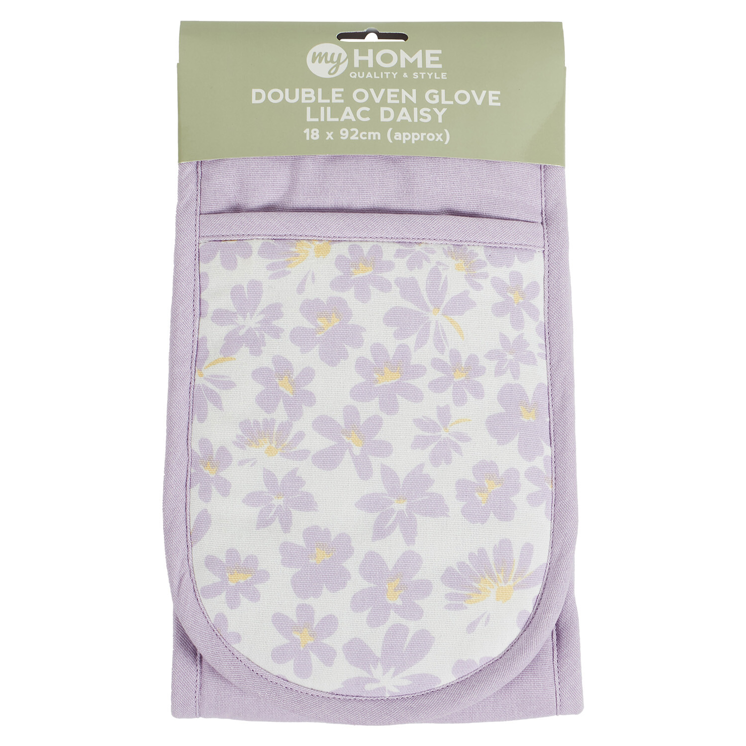 Image of Lilac Daisy Double Oven Glove -&hellip;