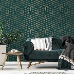 Geometric Shard Trellis Wallpaper