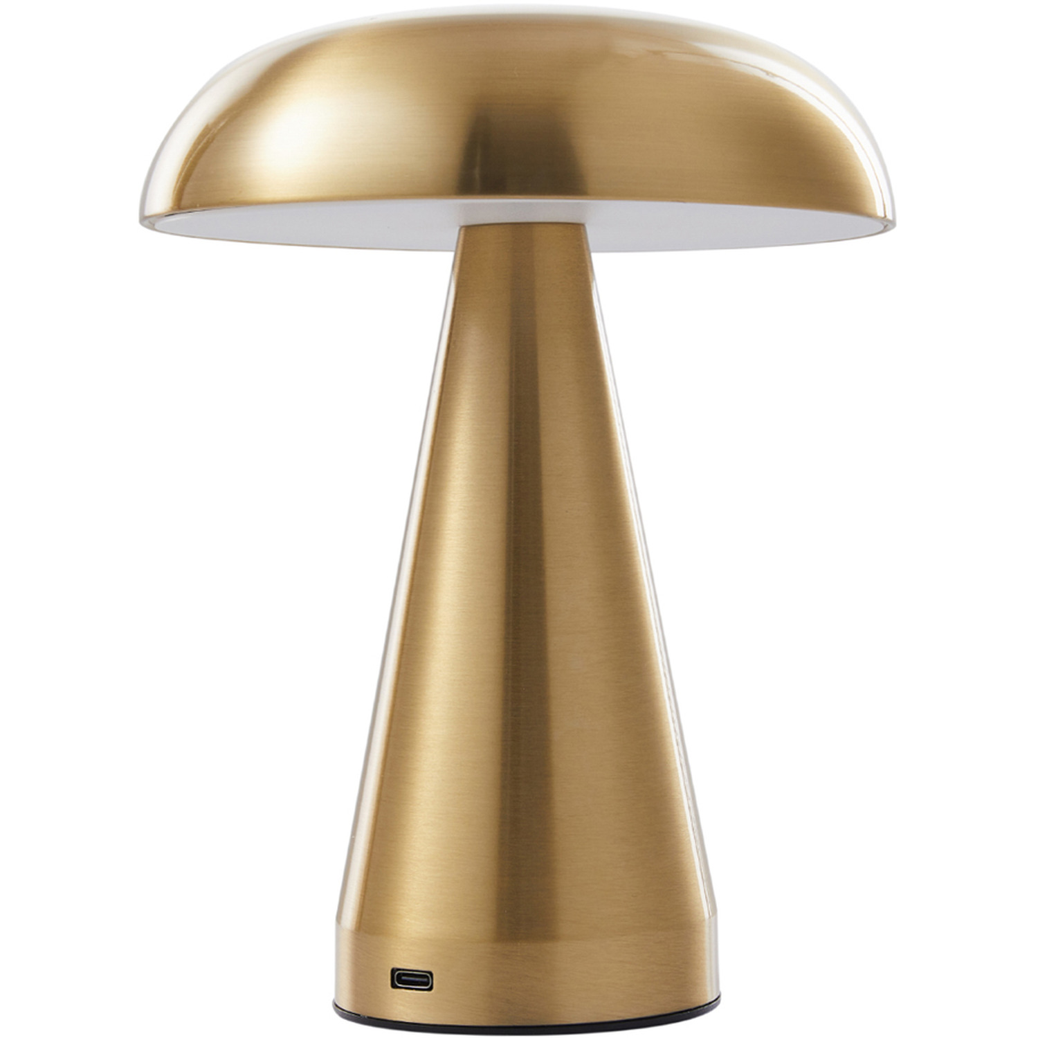 Dimmable Mushroom-Shaped Table Lamp - Gold
