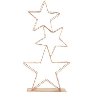 LED Stacked Star Decoration