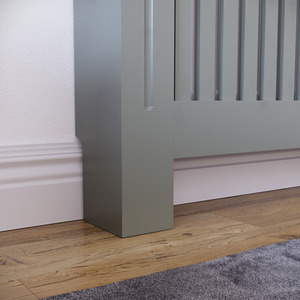 Grey / 112cm Chelsea Radiator Cover shot 8337425