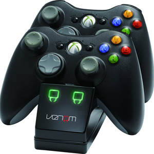 Xbox 360 Twin Charge Dock with 2 Rechargeable Battery Packs for Xbox 360