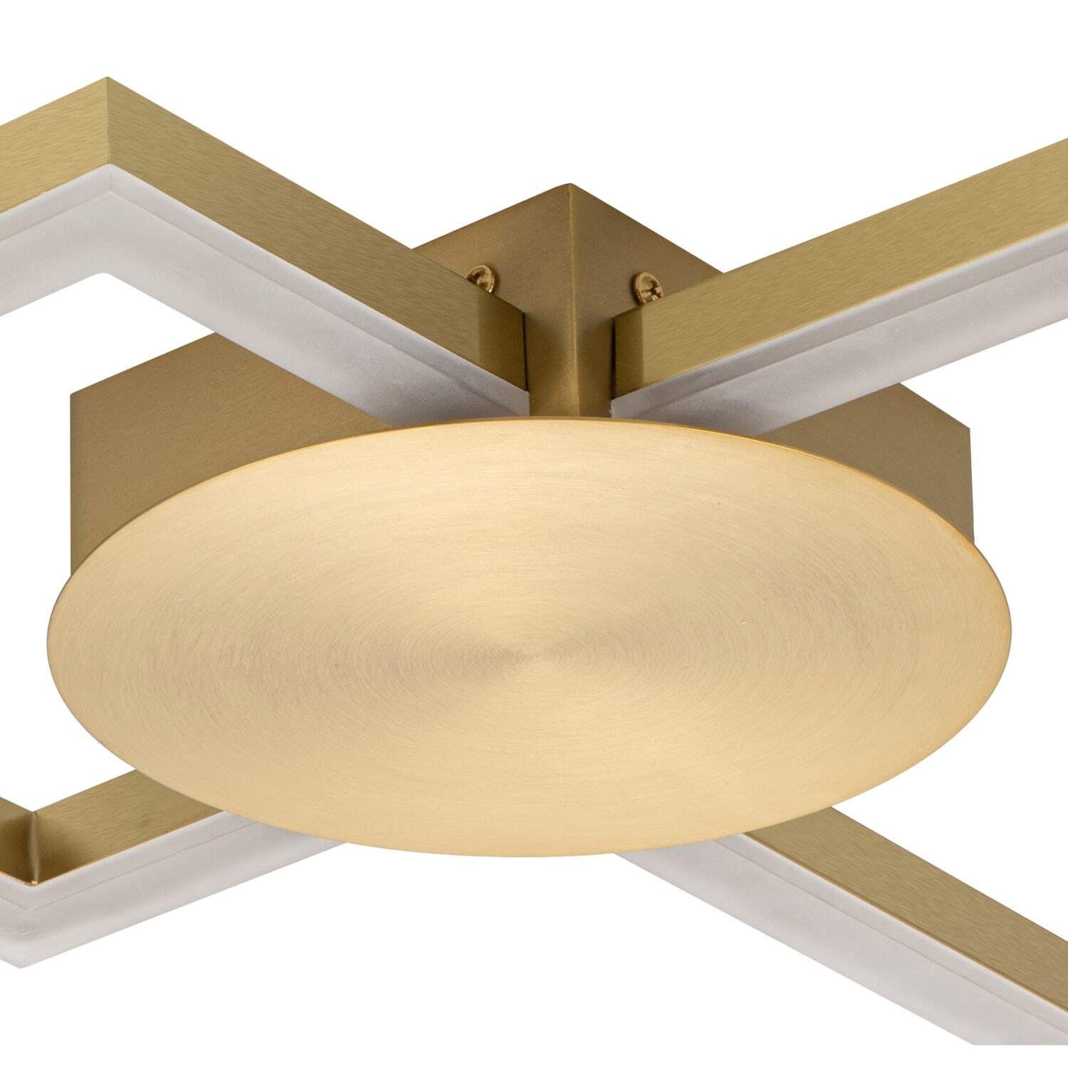 Cosylyte Miles Bathroom Integrated Led Ceiling Light - Brushed Brass