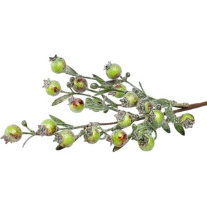 Artificial Green Berry Spray