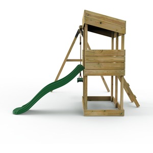 Arches / 222cm Wooden Lookout Tower Playhouse with 6ft Slide shot 10306751