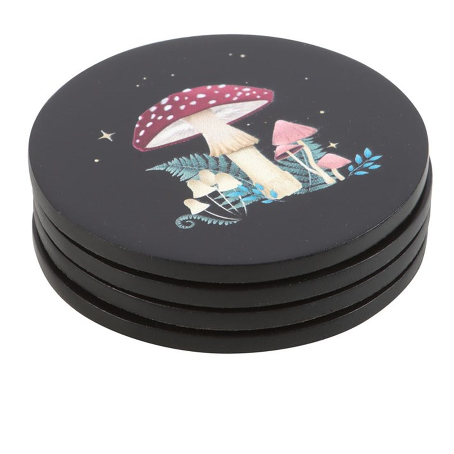Image of Mystical Forest Coaster Set - Multicolor