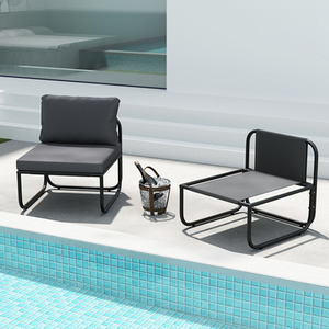 Set of 2 Patio Chairs Sofa Chairs