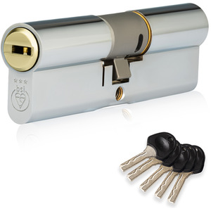 Colossus Dual Finish 3 Star Kitemarked Euro Cylinder Lock
