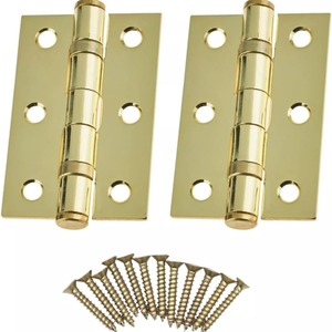Heavy-Duty Brass Door Hinges
