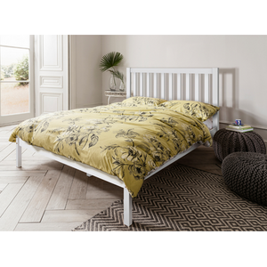 Linnea Double Bed Frame in Classic White