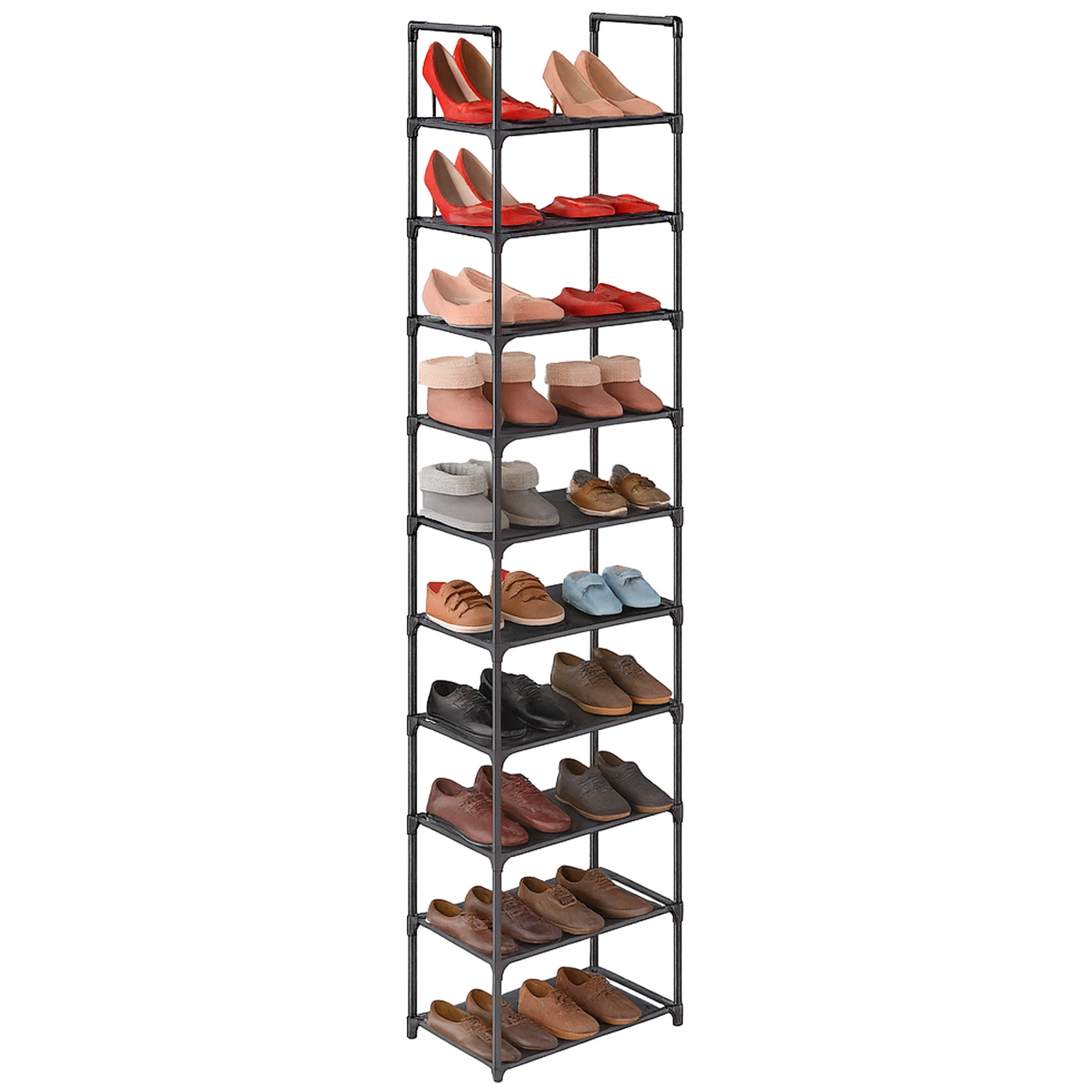 Shoe Rack Stackble Stackable 10 Tier Shoe Rack