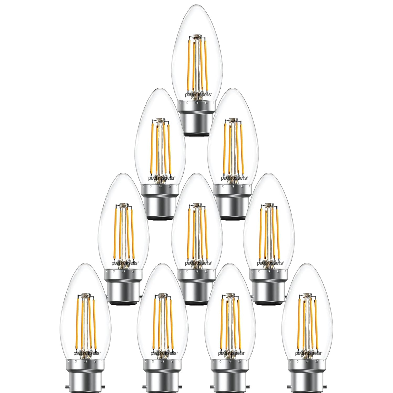 Image of 4.5W LED Filament, candle, B22, 470lm,&hellip;
