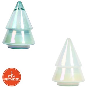 Assorted Glass Tree Candle